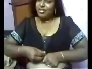 03-Saidhapet beautiful, hot and sexy Vanaja aunty propel upon wear copulation porn dusting